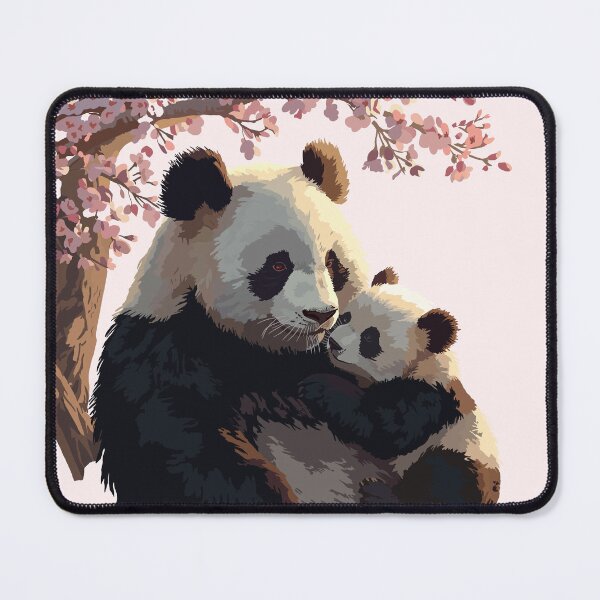 Item preview, Panda with baby panda  designed and sold by SlothPrints.