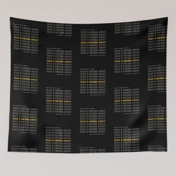 Item preview, Stay 2 Meters Away - Funny Introvert Quote Design designed and sold by DesignsVault.