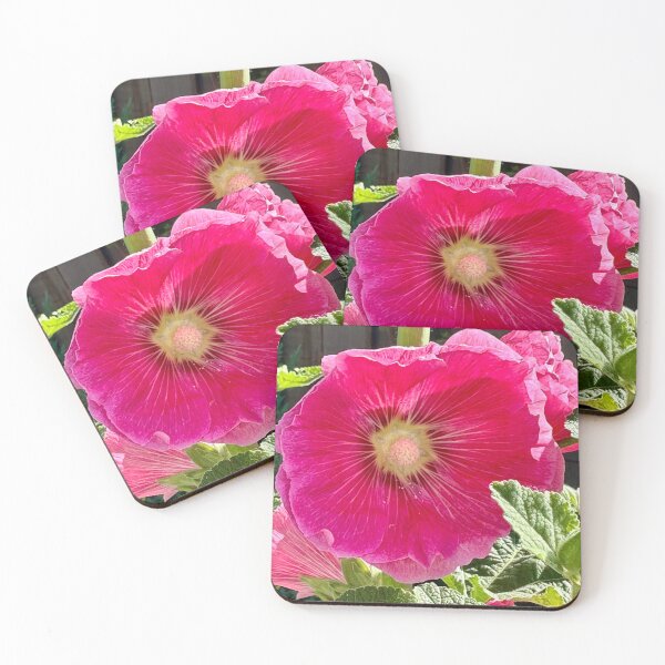 Item preview, Bright pink Hollyhock designed and sold by petaljoy.