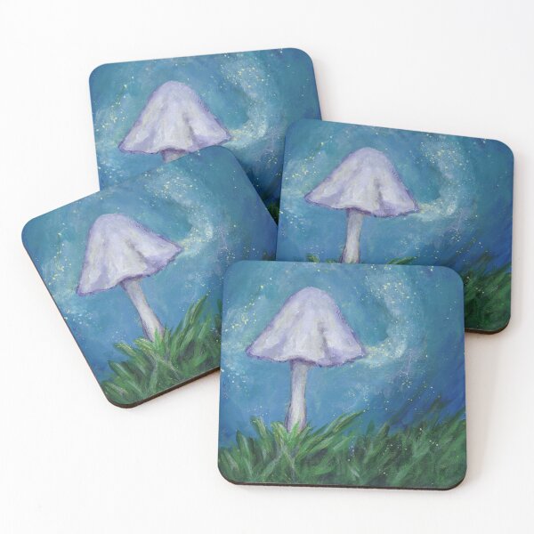 Item preview, Magic Mushroom Painting designed and sold by ArtByKiraQuinn.