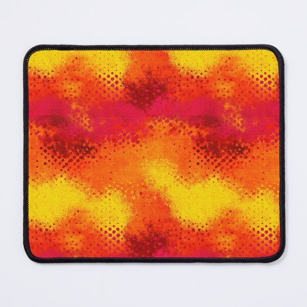 Item preview, Citrus Halftone Grunge Gradient Burst Pattern designed and sold by bubblegoth.