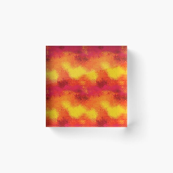 Item preview, Citrus Halftone Grunge Gradient Burst Pattern designed and sold by bubblegoth.