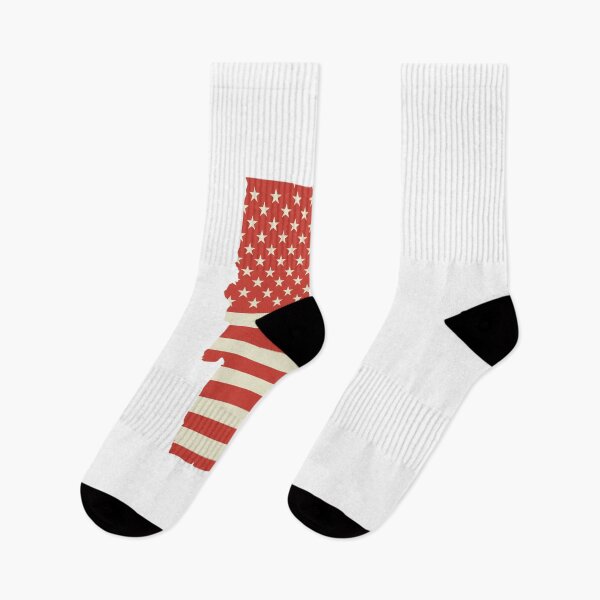 Item preview, Vermont USA Flag Silhouette – Stars and Stripes State Outline designed and sold by Paper Drip.