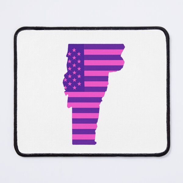 Item preview, Vermont Pop Pink State Flag – Modern Fun Colors designed and sold by Paper Drip.
