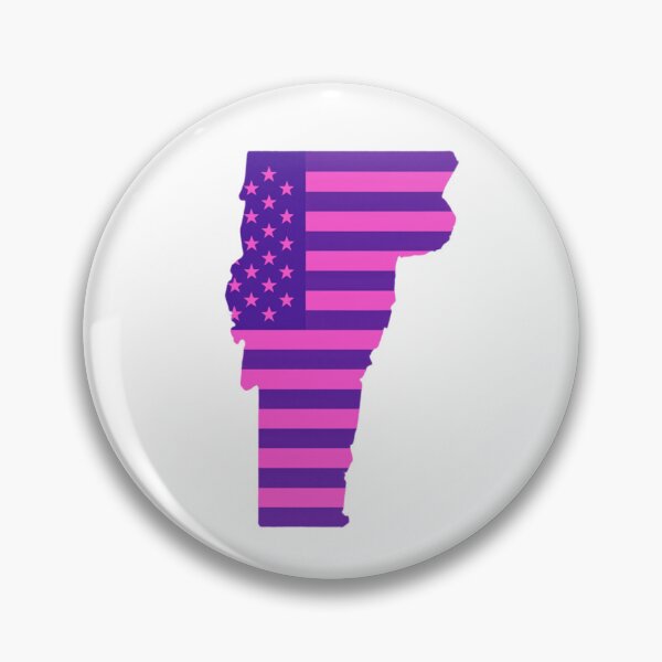 Item preview, Vermont Pop Pink State Flag – Modern Fun Colors designed and sold by Paper Drip.