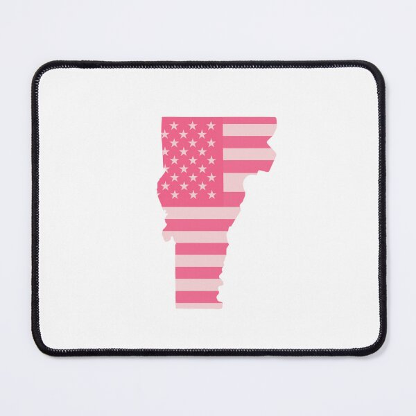 Item preview, Vermont USA Flag Silhouette – Stars and Stripes State Outline designed and sold by Paper Drip.