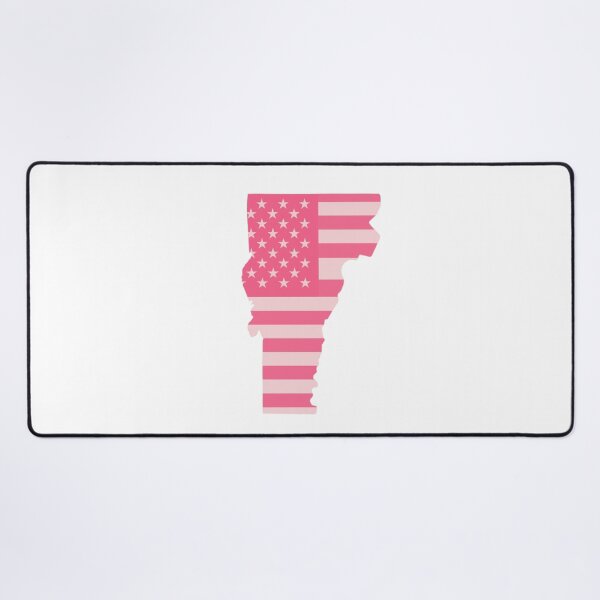 Item preview, Vermont USA Flag Silhouette – Stars and Stripes State Outline designed and sold by Paper Drip.