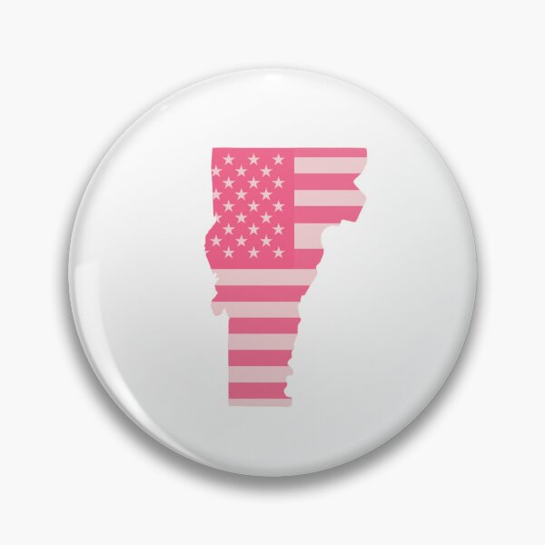 Item preview, Vermont USA Flag Silhouette – Stars and Stripes State Outline designed and sold by Paper Drip.