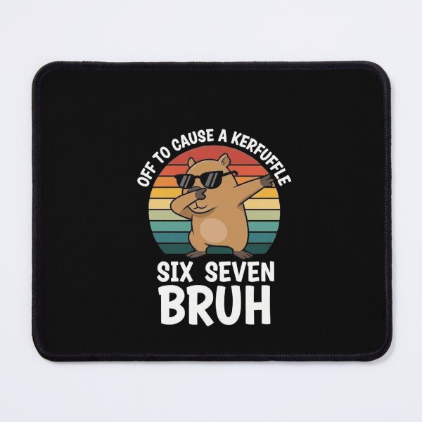 Item preview, Sarcastic Humor Quote Off To Cause Kerfuffle Bruh Vibes designed and sold by GridText.