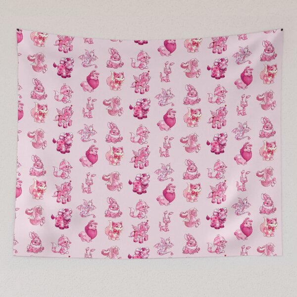 Item preview, Neopets Valentines Pets Sticker 9-Pack designed and sold by Neopian Eagle.