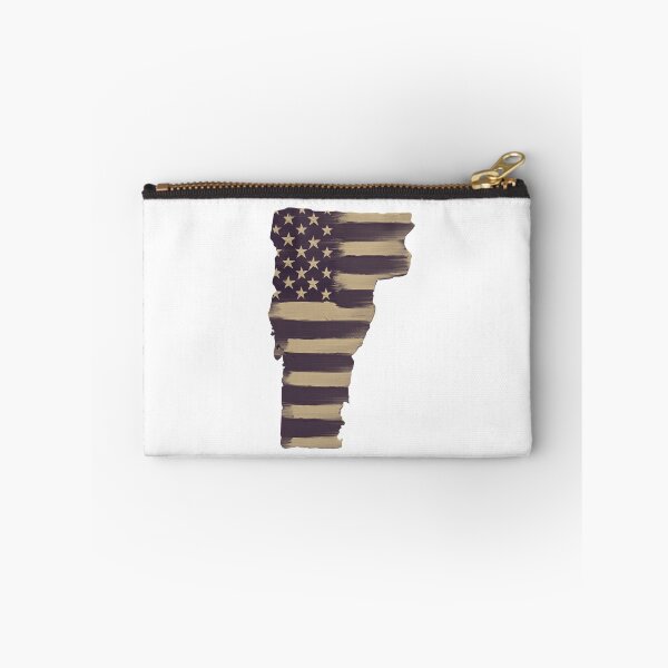 Item preview, Vermont State Vintage Stars & Stripes – Brown and Gold designed and sold by Paper Drip.