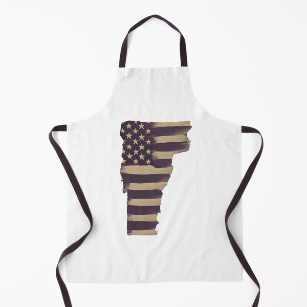 Item preview, Vermont State Vintage Stars & Stripes – Brown and Gold designed and sold by Paper Drip.