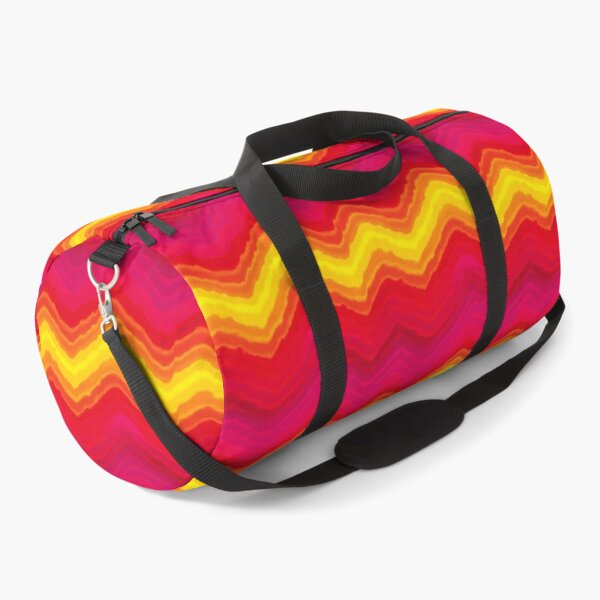 Item preview, Sunset Zigzag Chevron Waves Pattern designed and sold by bubblegoth.