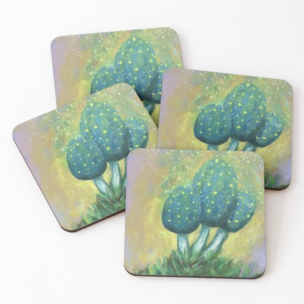Item preview, Magic Mushrooms Painting designed and sold by ArtByKiraQuinn.