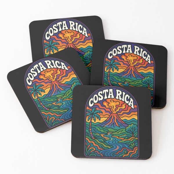 Item preview, Costa Rica Colorful Trippy Art designed and sold by TomFrontierArt.