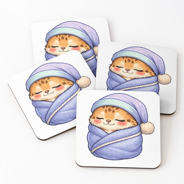 Item preview, Sleeping Chibi Baby Lynx Burrito Mr Zgredzio designed and sold by mr-zgredzio.