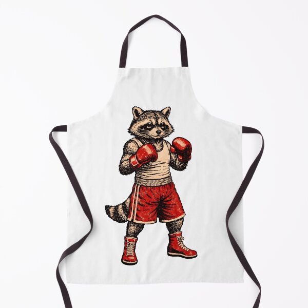 Item preview, Raccoon Boxer Vintage Illustration | Funny Boxing Animal Art designed and sold by Senkov.