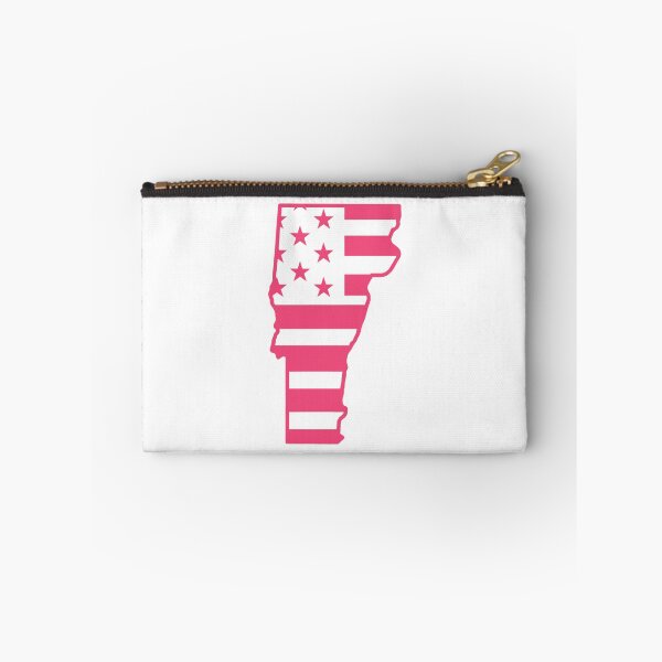 Item preview, Vermont USA Flag Silhouette – Stars and Stripes State Outline designed and sold by Paper Drip.