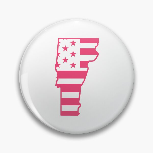 Item preview, Vermont USA Flag Silhouette – Stars and Stripes State Outline designed and sold by Paper Drip.