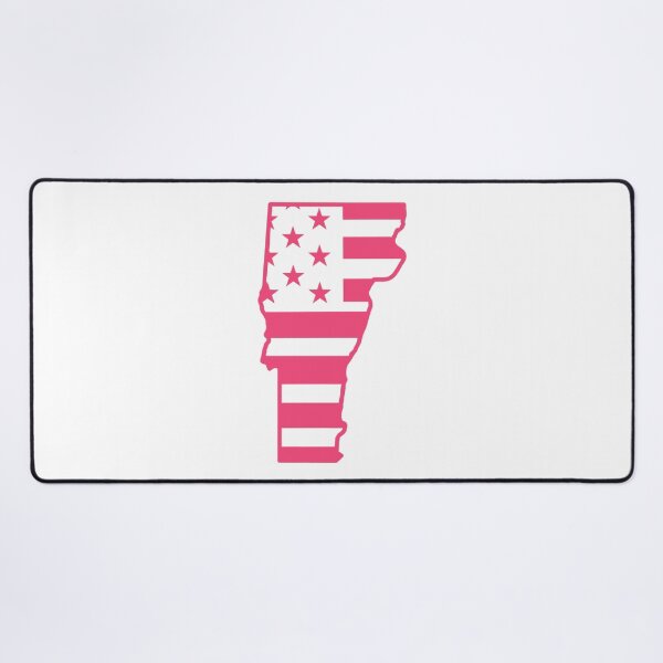 Item preview, Vermont USA Flag Silhouette – Stars and Stripes State Outline designed and sold by Paper Drip.