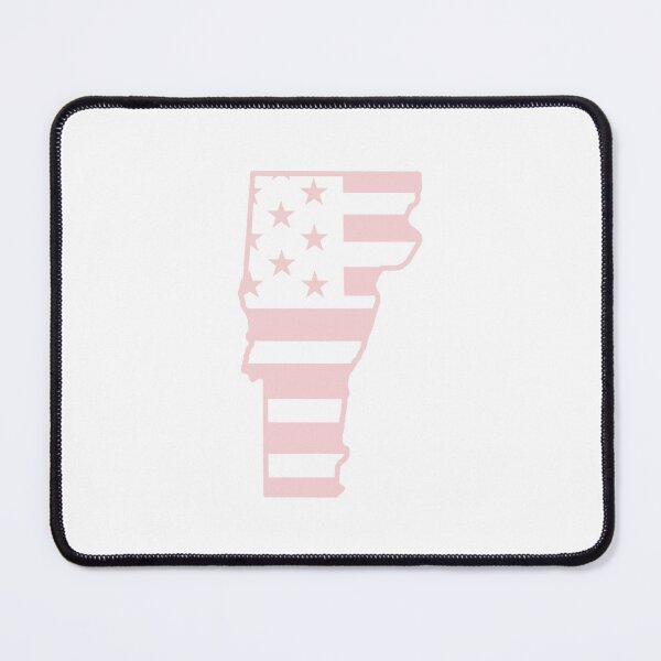 Item preview, Vermont USA Flag Silhouette – Stars and Stripes State Outline designed and sold by Paper Drip.