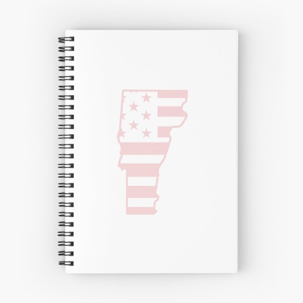 Item preview, Vermont USA Flag Silhouette – Stars and Stripes State Outline designed and sold by Paper Drip.