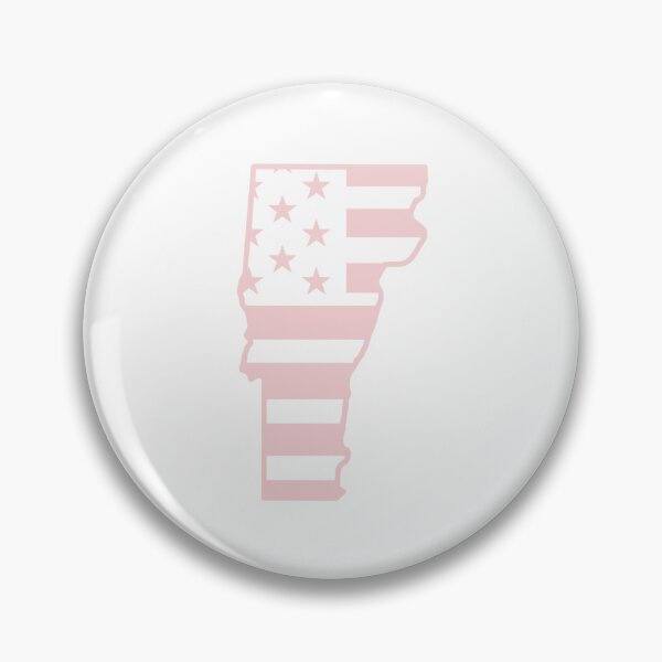 Item preview, Vermont USA Flag Silhouette – Stars and Stripes State Outline designed and sold by Paper Drip.