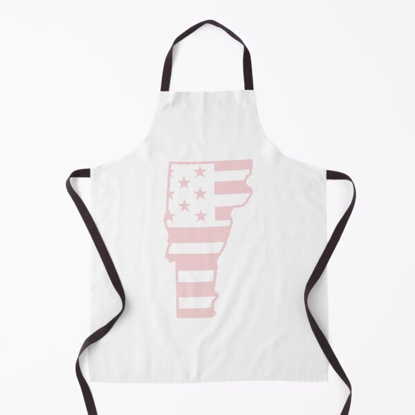 Item preview, Vermont USA Flag Silhouette – Stars and Stripes State Outline designed and sold by Paper Drip.