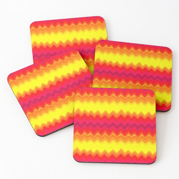 Item preview, Sunrise Ombre Chevron Zigzag Pattern designed and sold by bubblegoth.