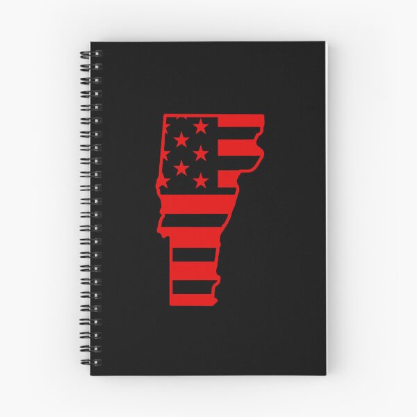 Item preview, Vermont USA Flag Silhouette – Stars and Stripes State Outline designed and sold by Paper Drip.