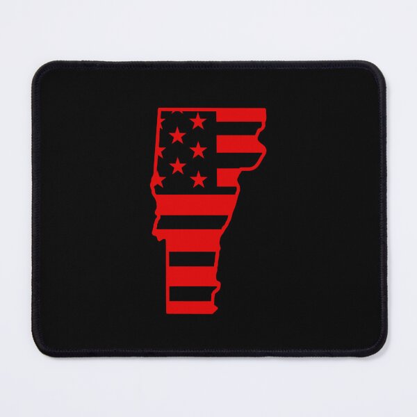 Item preview, Vermont USA Flag Silhouette – Stars and Stripes State Outline designed and sold by Paper Drip.