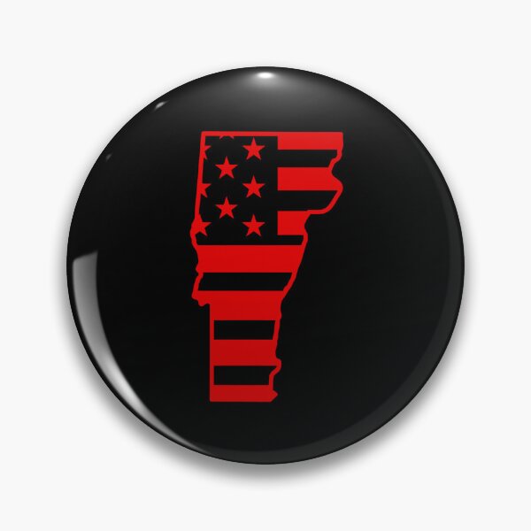 Item preview, Vermont USA Flag Silhouette – Stars and Stripes State Outline designed and sold by Paper Drip.