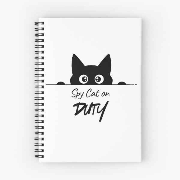 Item preview, Spy Cat in Hiding – Funny Cat Design designed and sold by MarWachaN.