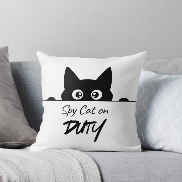 Item preview, Spy Cat in Hiding – Funny Cat Design designed and sold by MarWachaN.