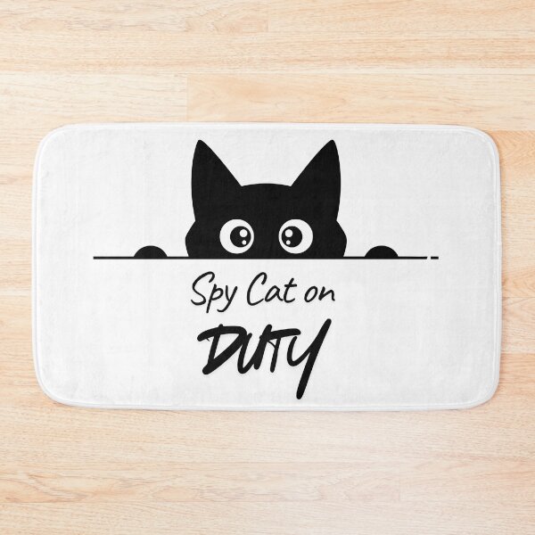 Item preview, Spy Cat in Hiding – Funny Cat Design designed and sold by MarWachaN.