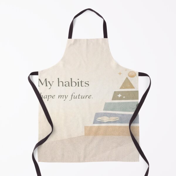 Item preview, Habit Pyramid – Motivational Quote with Growth Symbols designed and sold by Cristhian Almanza.