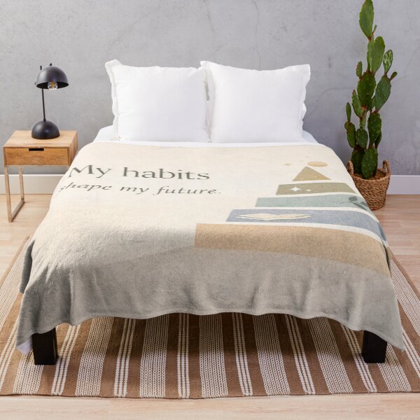 Item preview, Habit Pyramid – Motivational Quote with Growth Symbols designed and sold by Cristhian Almanza.