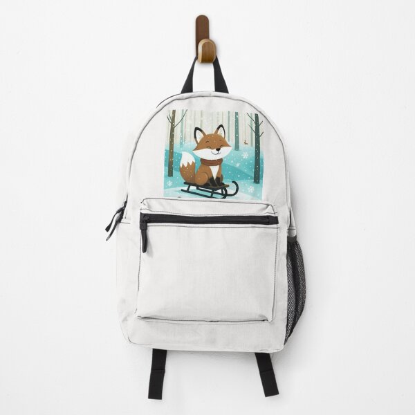 Item preview, A Fox on a Snow Slide.r. designed and sold by Zofia Sosnecka.