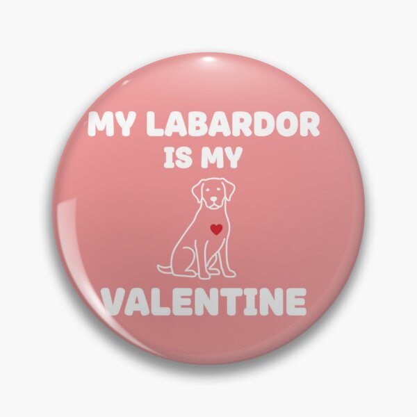 Item preview, Cute Labrador Love Quote Valentine For Dog Moms Owners designed and sold by GridText.
