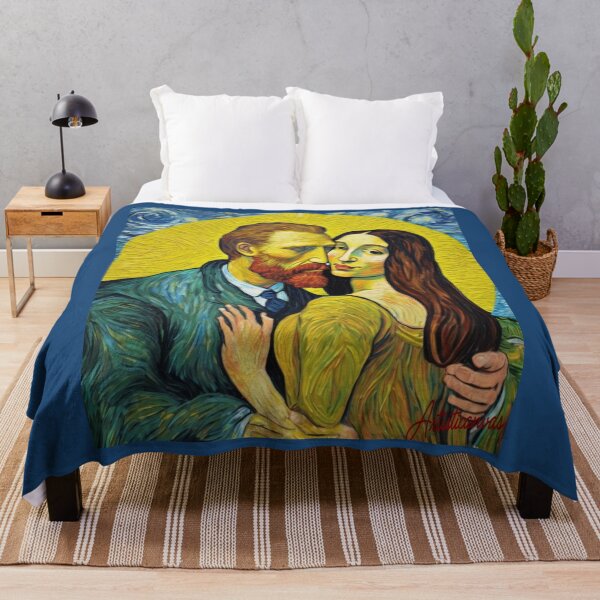 Item preview, "Van Gogh and the Mona Lisa: An Artistic Embrace" designed and sold by Artisticanvas.