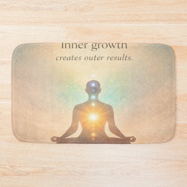 Item preview, Chakra Light – Meditative Silhouette with Spiritual Quote designed and sold by Cristhian Almanza.