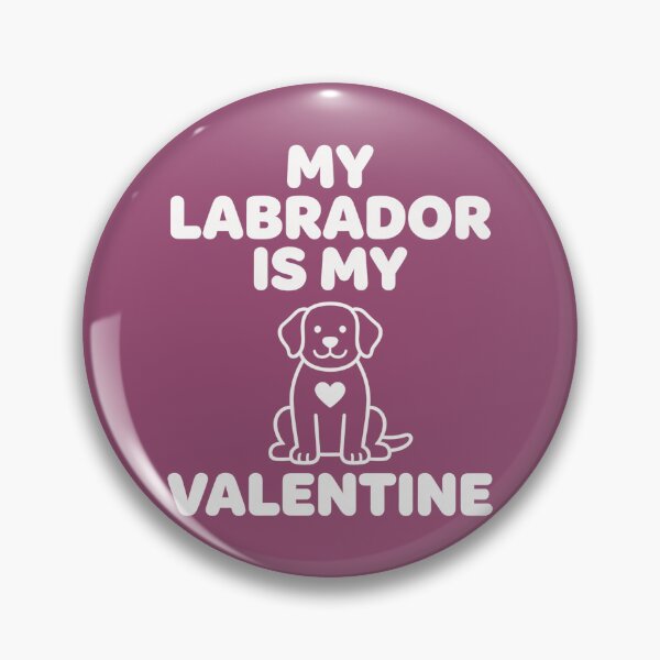 Item preview, Funny Labrador Valentine Saying Dog Mom Dad Love Cute designed and sold by GridText.