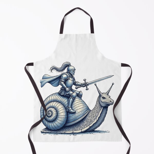 Item preview, Brave Knight Riding a Giant Blue Snail designed and sold by TeeARTHY.