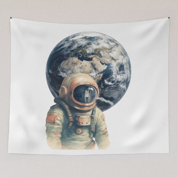 Item preview, Astronaut - watercolor designed and sold by No socks.