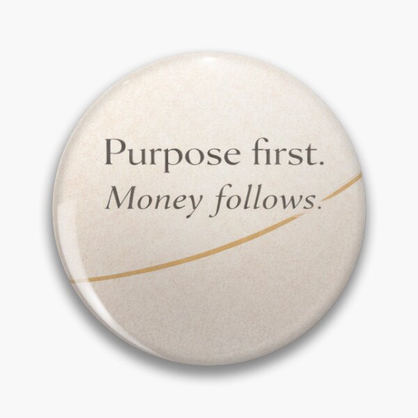Item preview, Purpose First – Motivational Quote with Growth Arrow designed and sold by Cristhian Almanza.