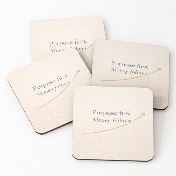 Item preview, Purpose First – Motivational Quote with Growth Arrow designed and sold by Cristhian Almanza.