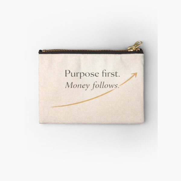Item preview, Purpose First – Motivational Quote with Growth Arrow designed and sold by Cristhian Almanza.