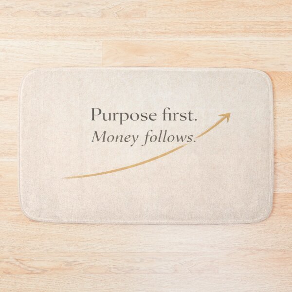 Item preview, Purpose First – Motivational Quote with Growth Arrow designed and sold by Cristhian Almanza.