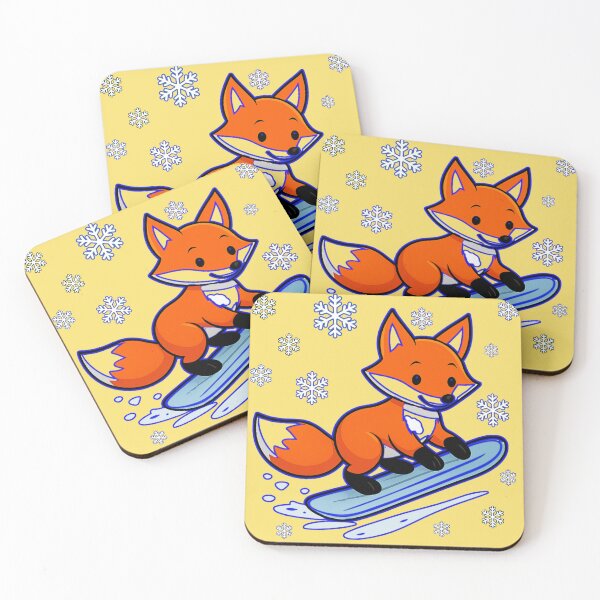 Item preview,  A Fox on a Snow Slide.r. designed and sold by Zofia Sosnecka.