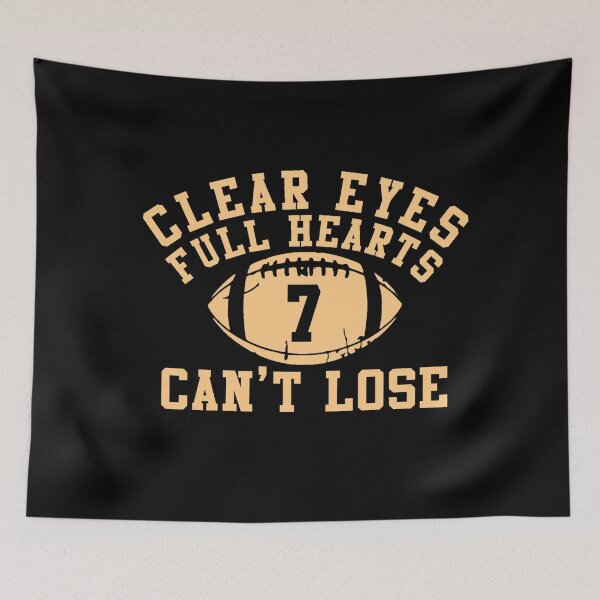 Item preview, Clear Eyes Full Hearts Football Quote designed and sold by ALWAYSTROPICS.